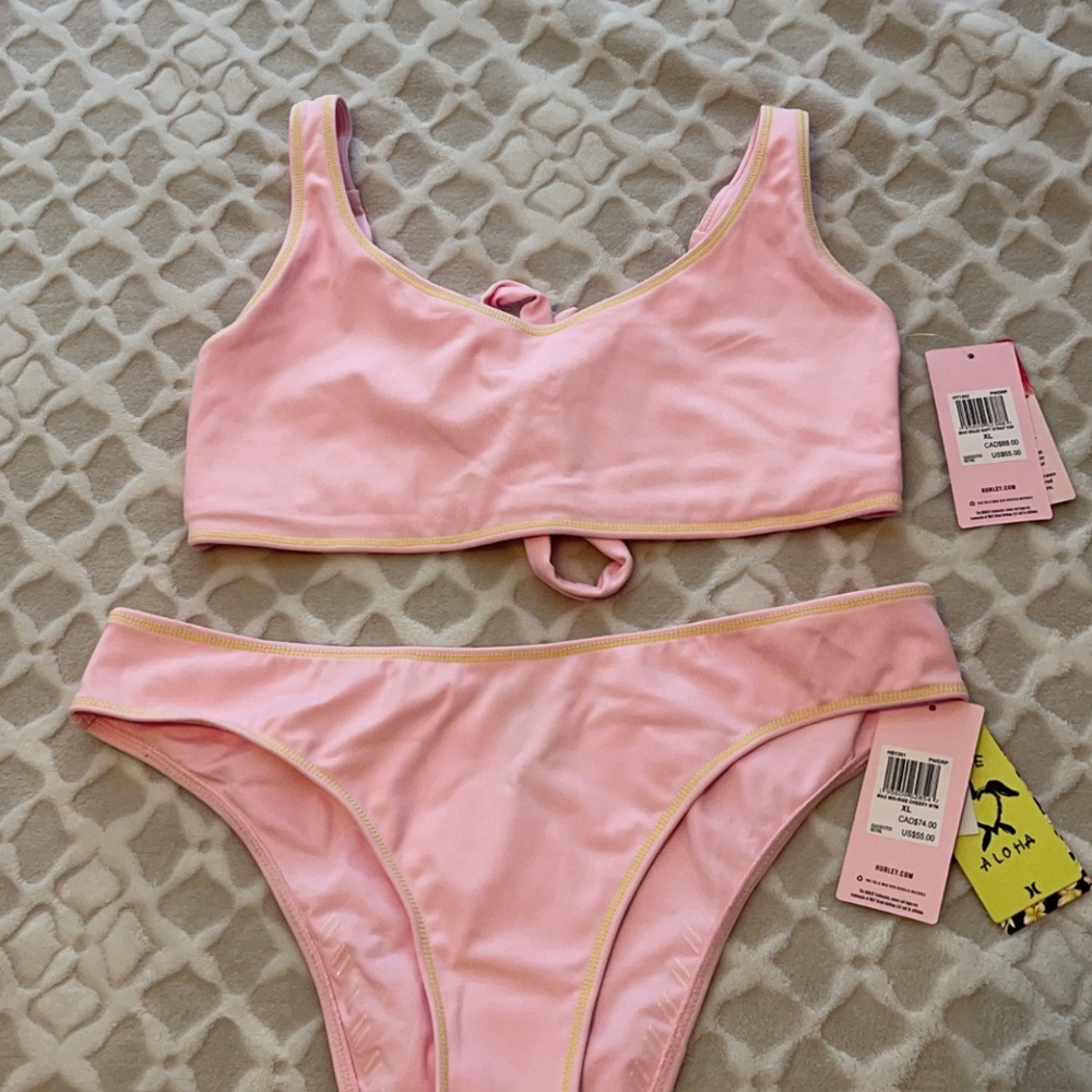 Pink Hurley bikini
